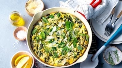 Low-and-Slow Spring Onion Frittata