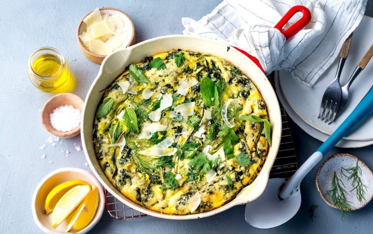 Low-and-Slow Spring Onion Frittata