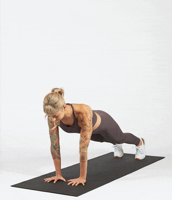 Push-Up & Side Plank - Sweat