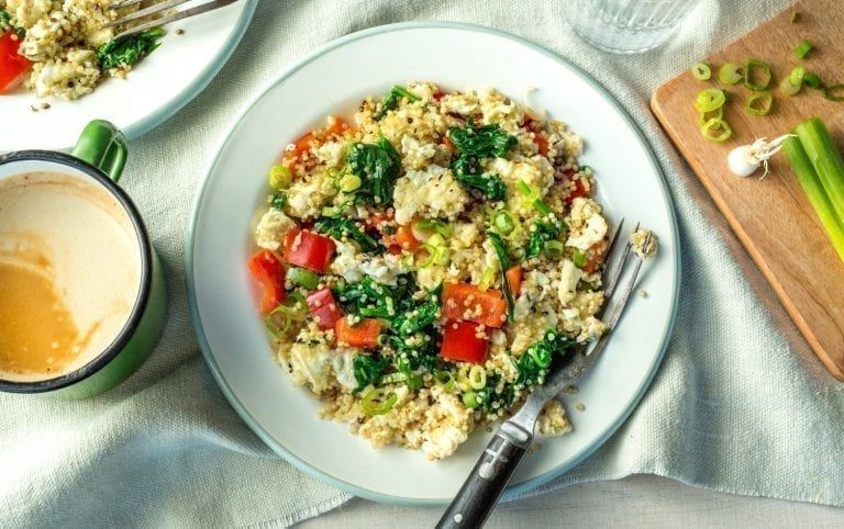 Quinoa Spinach Scramble | Nutrition | MyFitnessPal