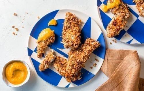 Almond Crusted Chicken Tenders Nutrition Myfitnesspal