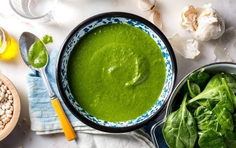 Creamy White Bean and Spinach Soup