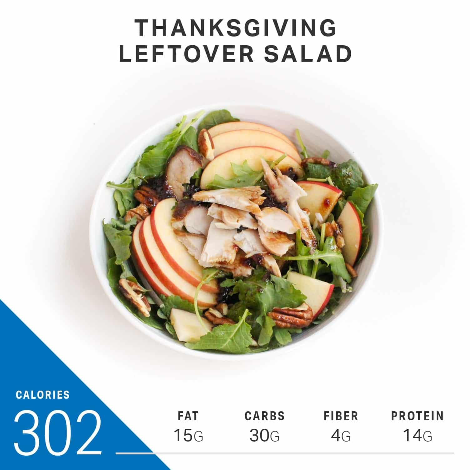 Thanksgiving leftover salad