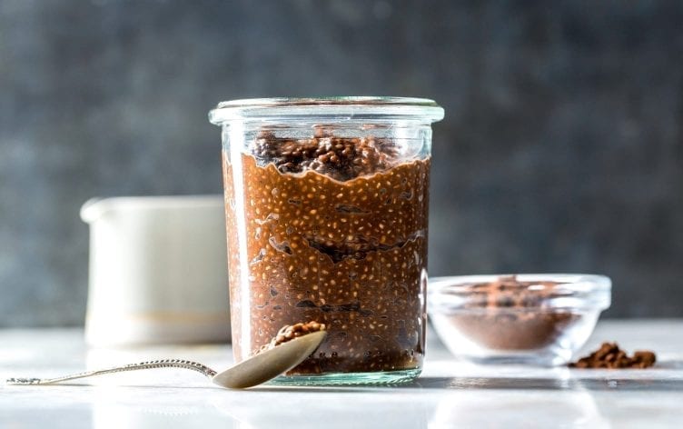 Vegan Cocoa Chia Seed Pudding