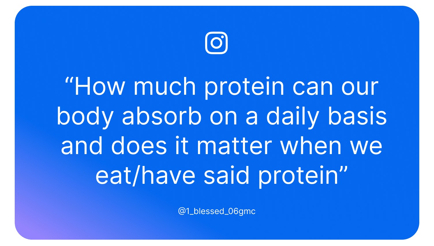 Ask the RD: How Much Protein Can Our Body Absorb