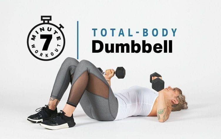 7-Minute Total-Body Dumbbell Workout