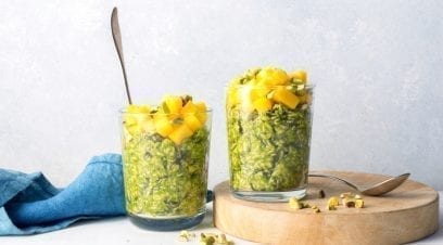 Green Smoothie Overnight Oats