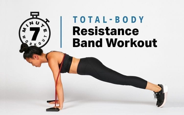 7-Minute Total-Body Resistance Band Workout