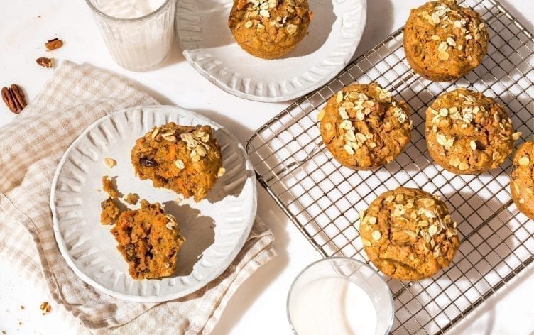 Vegan Orange Pecan Muffins