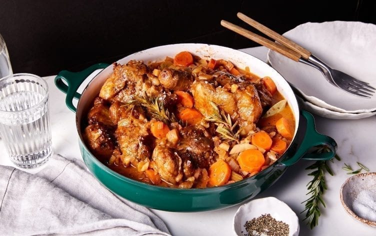 Slow Cooker Braised Oxtail and Carrots