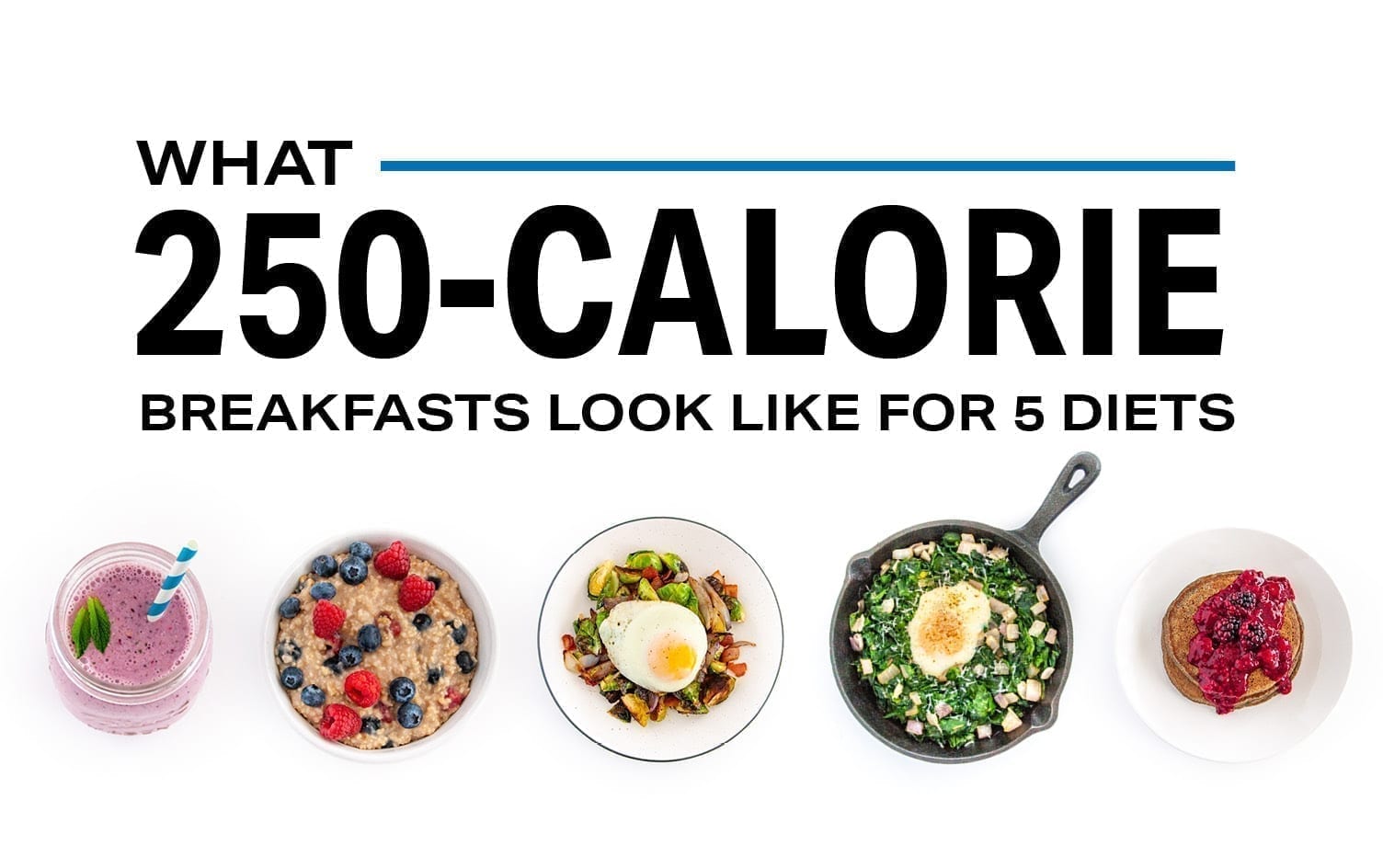 What 250-Calorie Breakfasts Look Like for 5 Diets | Nutrition ...