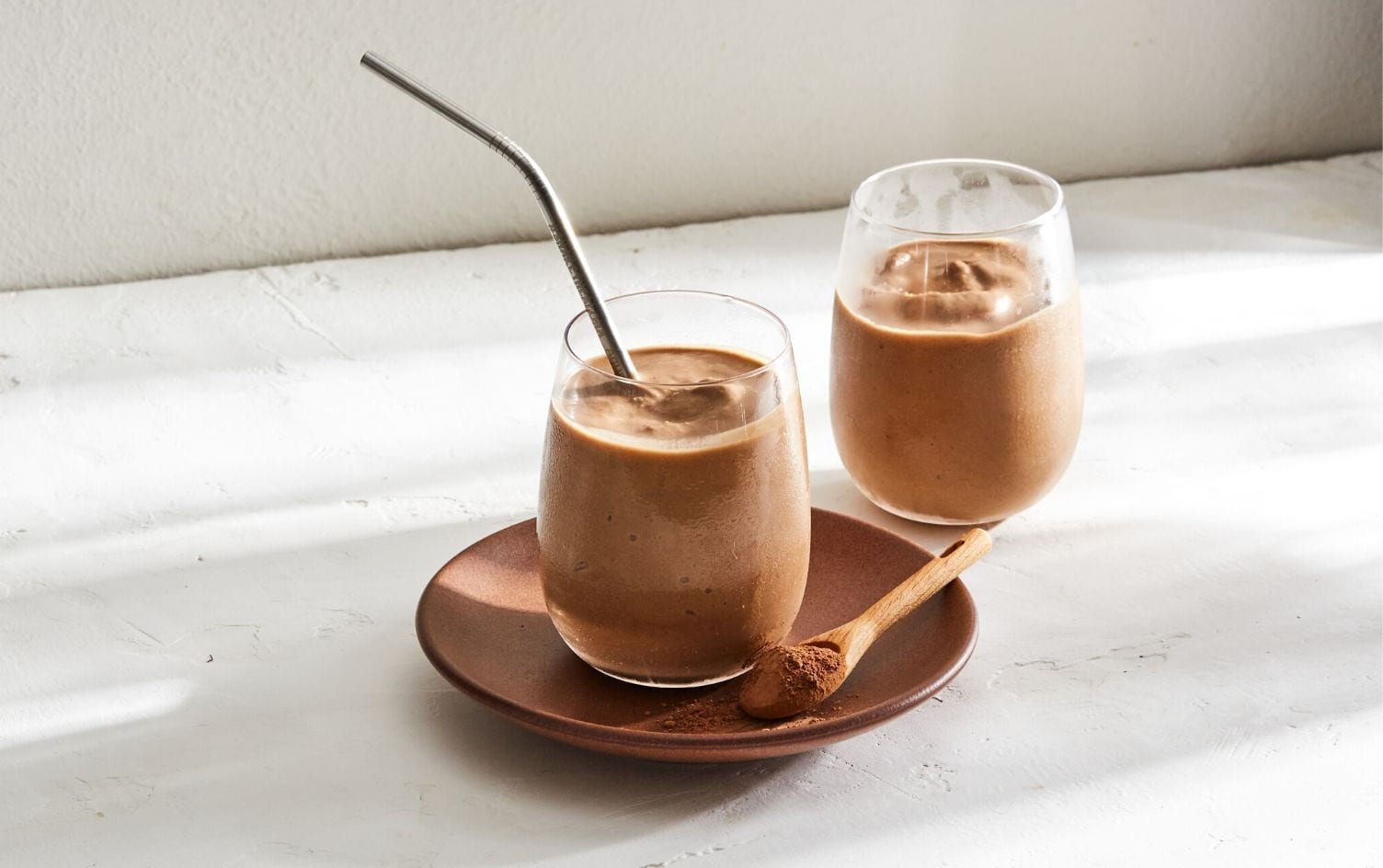 Chocolate, Avocado and Olive Oil Smoothie