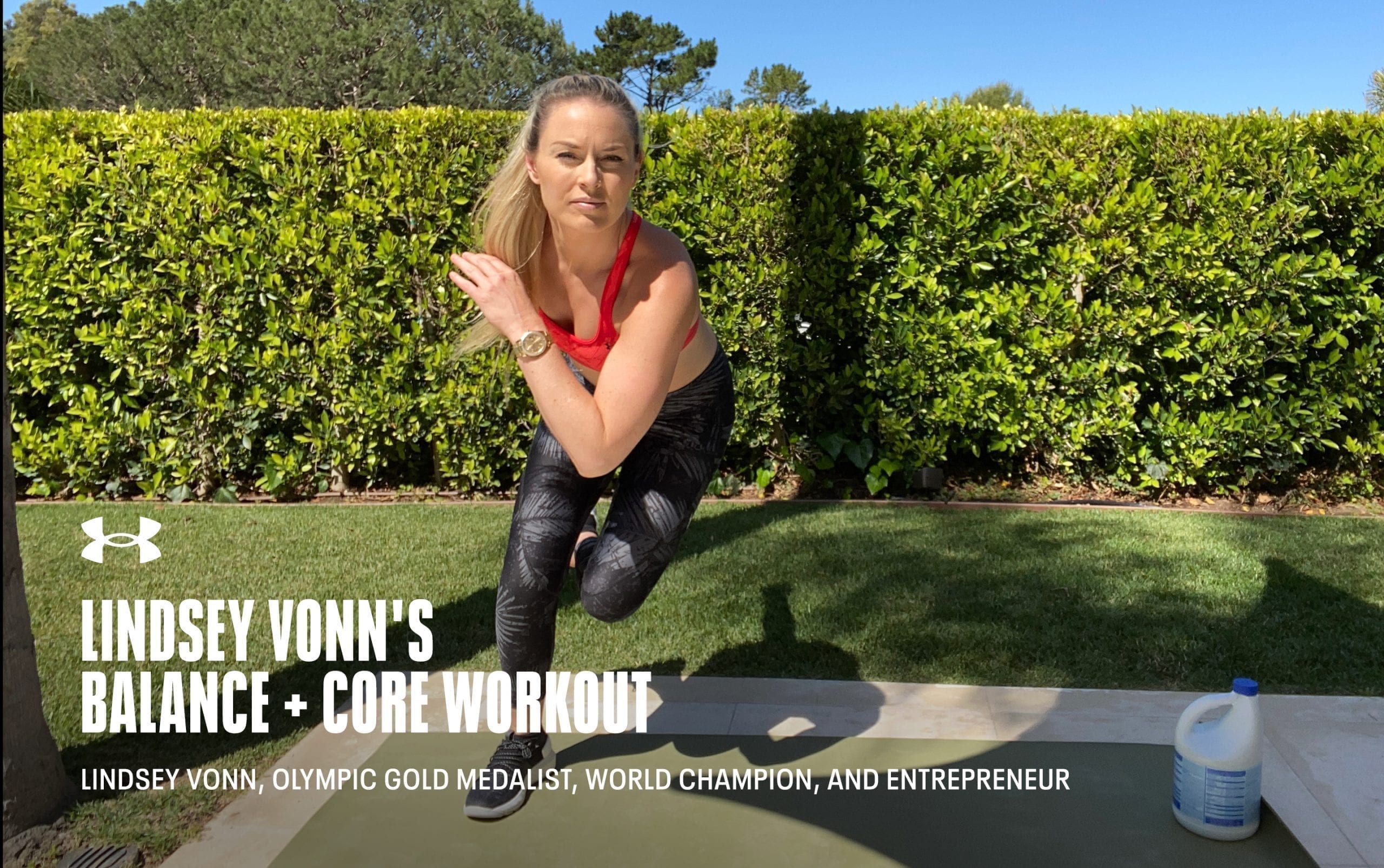 Lindsey Vonn’s Balance + Core Workout