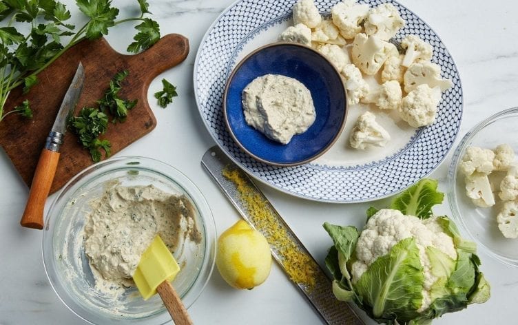 Salmon Pate With Cauliflower Dippers
