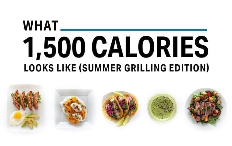 What 1,500 Calories Looks Like (Summer Grilling Edition)