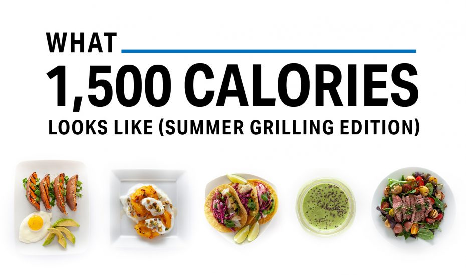 What 1,500 Calories Looks Like (Summer Grilling Edition)