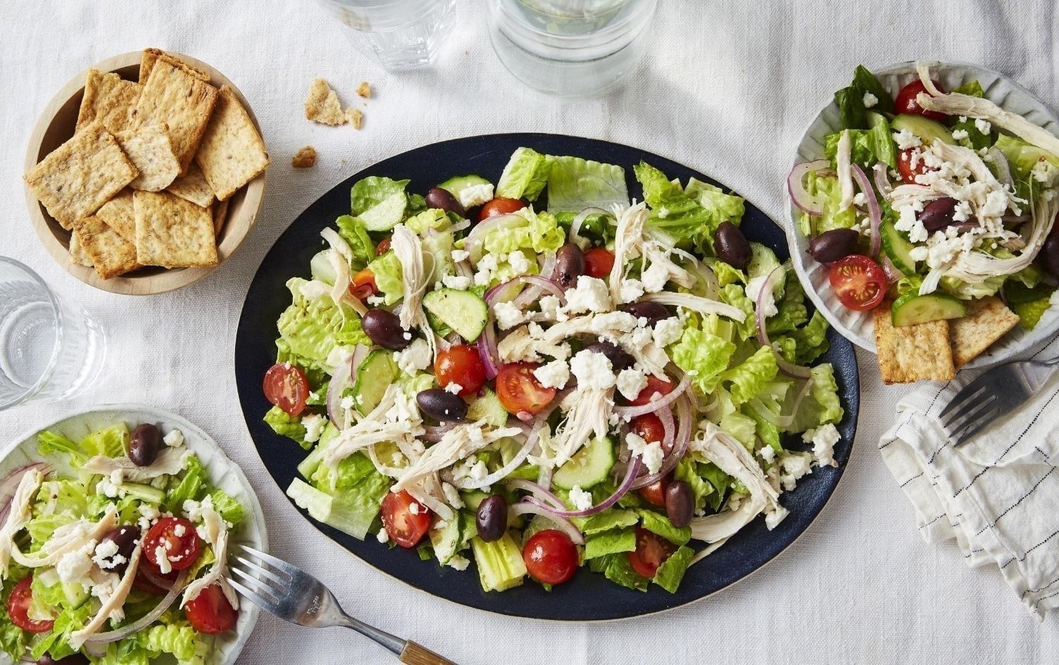 No-Cook Greek Chicken Salad