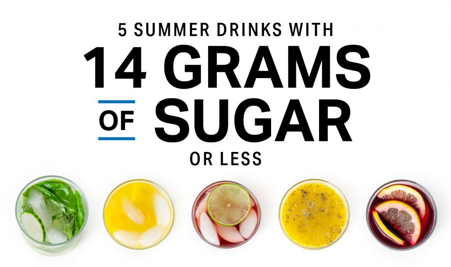 5 Summer Drinks With 14 Grams of Sugar or Less