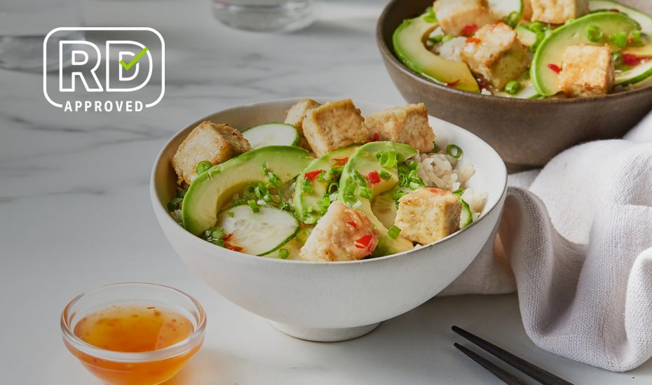 Crispy Air-Fried Tofu Bowls