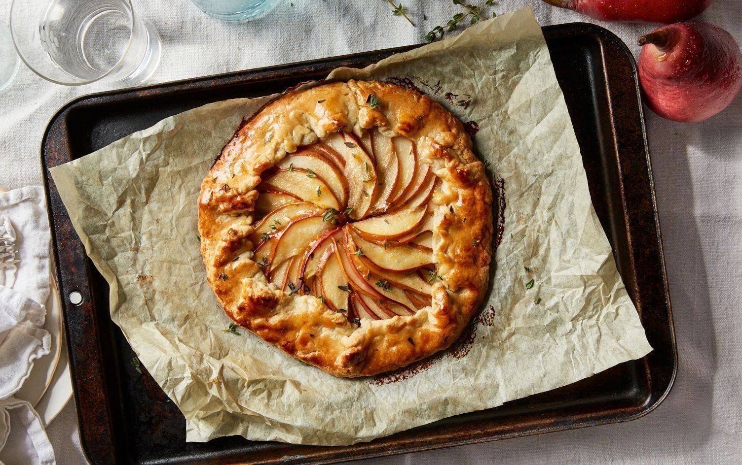 4-Ingredient Pear-Thyme Galette | Recipes | MyFitnessPal
