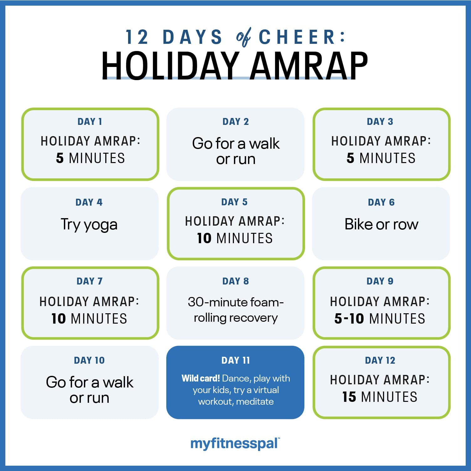 12 Days of Cheer: Holiday AMRAP