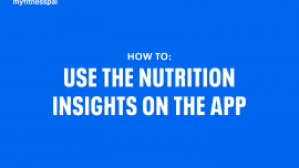 How to Use Nutrition Insights on the App