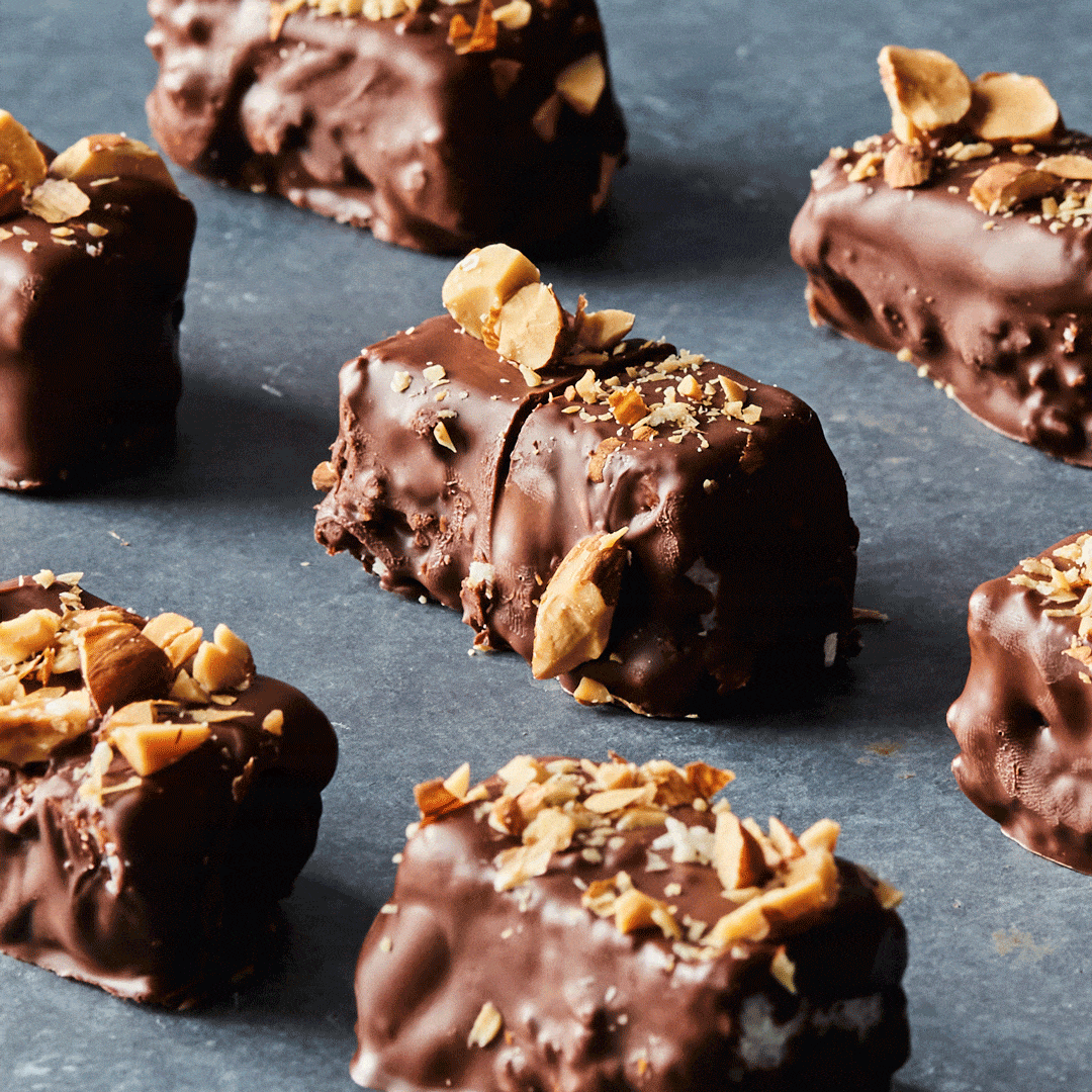Chocolate Covered Almond-Coconut Bars