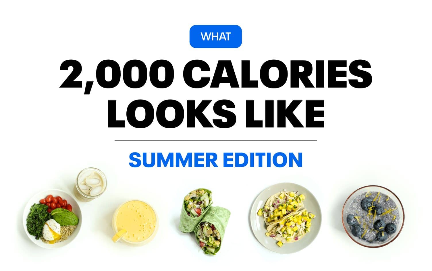 What 2,000 Calories Looks Like (Summer Edition)