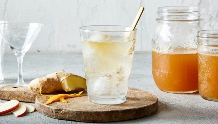 Spiced Apple Shrub Mocktail