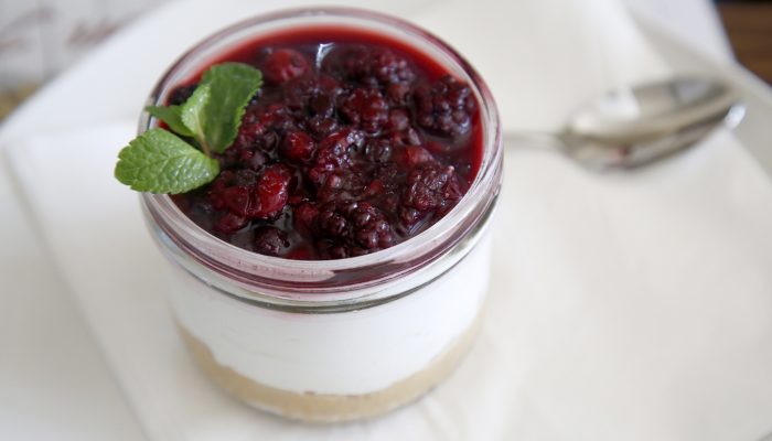 4-Ingredient Raspberry Cheesecake—With a High-Protein Twist | MyFitnessPal