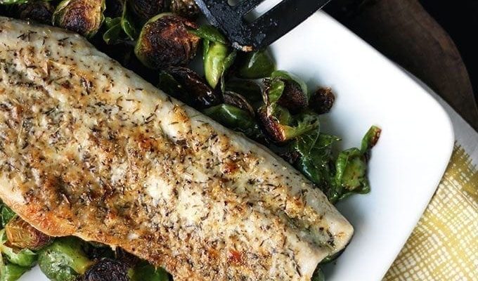 Parmesan and Herb Crusted Fish